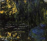 Claude Monet Weeping Willow and Water-Lily Pond 3 painting